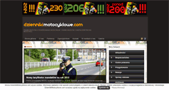 Desktop Screenshot of dziennikimotocyklowe.com